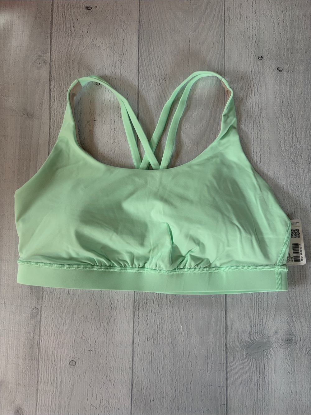 Lululemon Energy Bra Size 12 FRTE NWT Sports Athletic Fresh Teal (Mint Green)